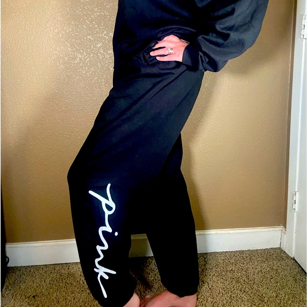 PINK FLEECE CLASSIC JOGGER SWEATPANTS